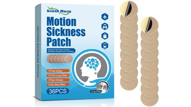 Motion Sickness Relief Patches 36 Count
