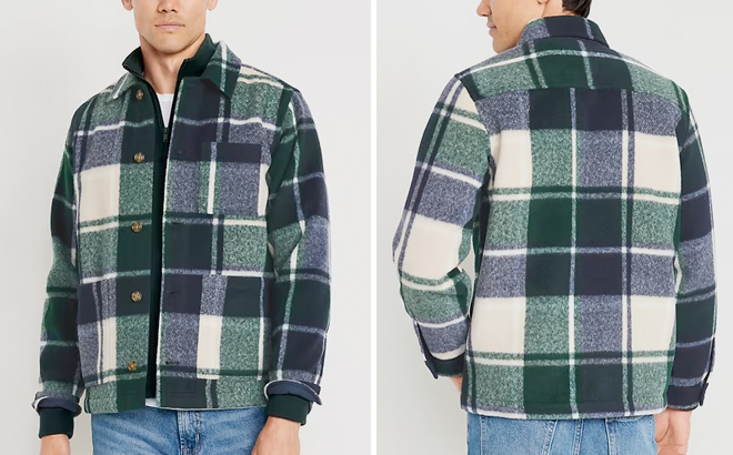 Old Navy Plaid Chore Jacket Old Navy Plaid Chore Jacket