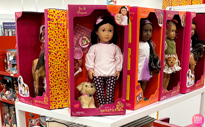 Our Generation Jin Charm Doll Pet Set Our Generation Jin Charm Doll Pet Set