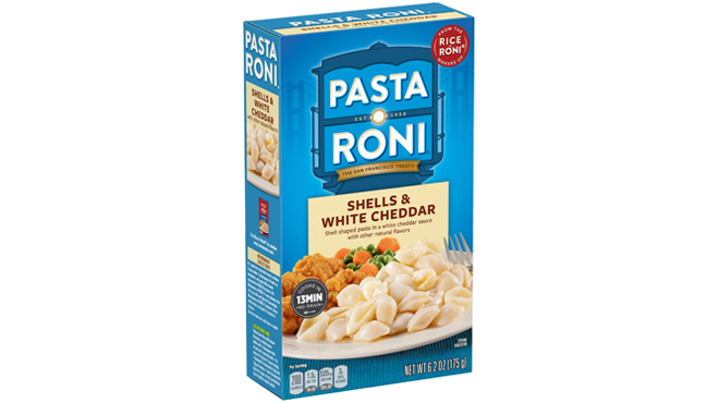Pasta Roni Shells and White Cheddar Mix