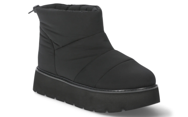 Portland Boot Company Womens Metallic Puffer Cozy Booties Portland Boot Company Womens Metallic Puffer Cozy Booties