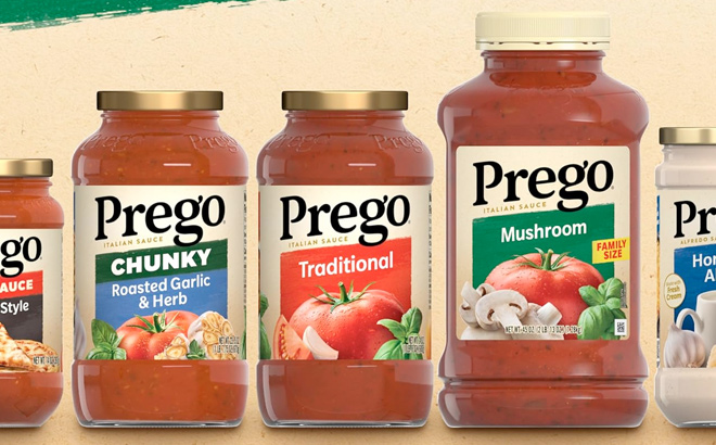 Prego Mushroom Pasta Sauce 24 oz Jar Prego Mushroom Pasta Sauce 24 oz Jar