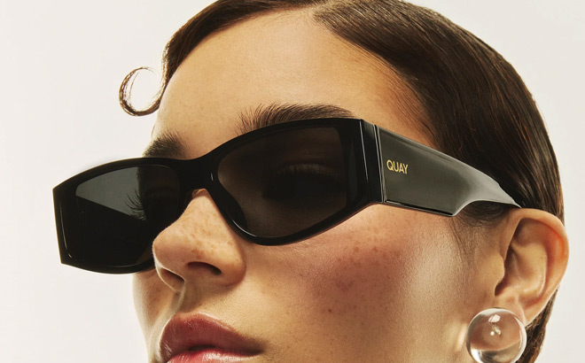 Quay Not My Fault Sunglasses In Back Color