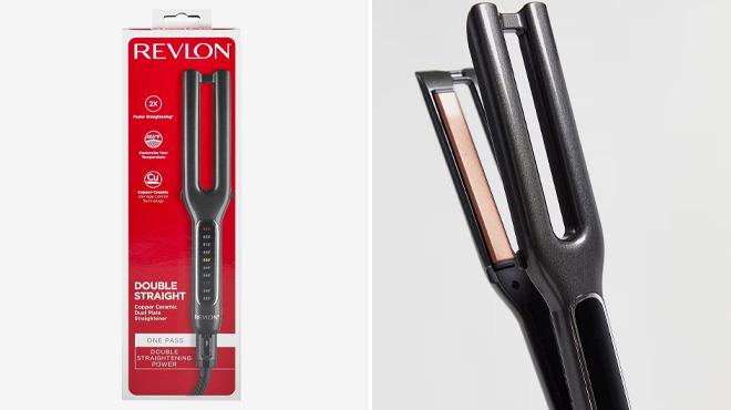 Revlon Double Dual Plate Hair Straighteners