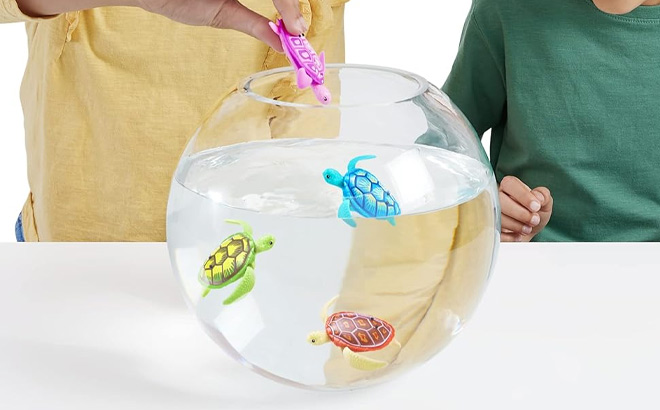 Robotic Swimming Turtles