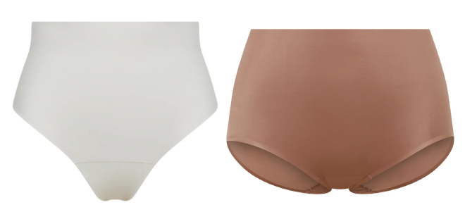 SPANXsmooth Satin Thongs and Satin Brief
