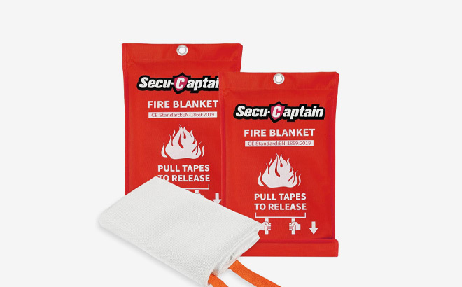 SecuCaptain Emergency Fire Blanket SecuCaptain Emergency Fire Blanket
