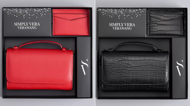 Simply Vera Phone Crossbody Card Case Gift Box Simply Vera Phone Crossbody Card Case Gift Box