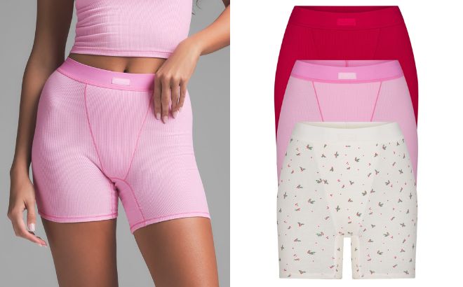 Skims Boxer 3 Pack Skims Boxer 3 Pack