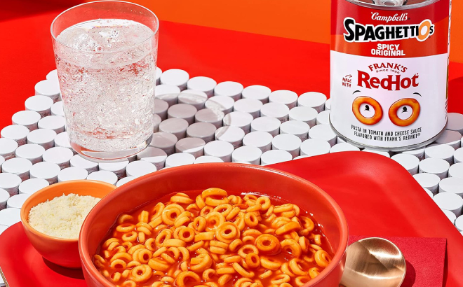 SpaghettiOs Spicy Original made with Franks RedHot Canned Pasta