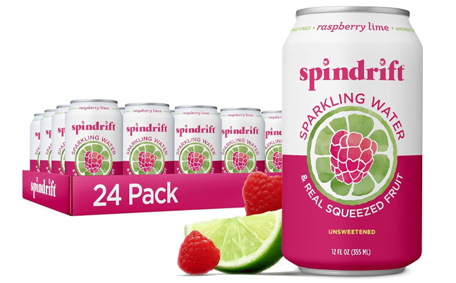 Spindrift Raspberry Lime Flavored Sparkling Water