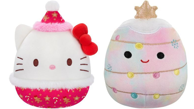Squishmallows 5 Inch Holiday Hello Kitty and Squishmallows 5 Inch Laurel Rainbow Christmas Tree Squishmallows 5 Inch Holiday Hello Kitty and Squishmallows 5 Inch Laurel Rainbow Christmas Tree