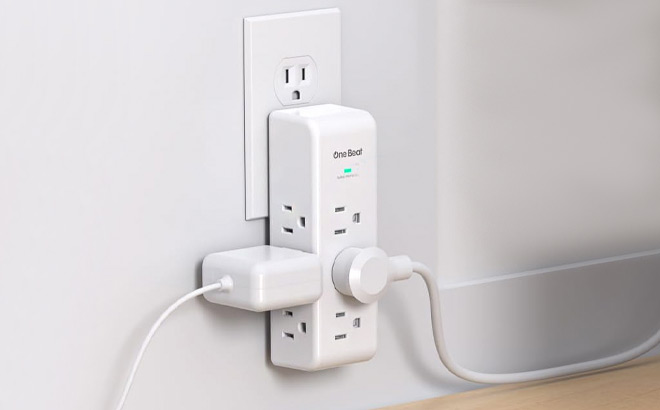 Surge Protector Outlet Extender with Rotating Plug Surge Protector Outlet Extender with Rotating Plug