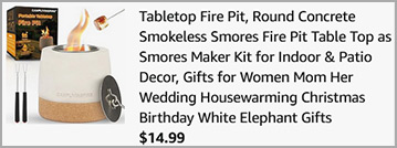 Tabletop Fire Pit Screenshot