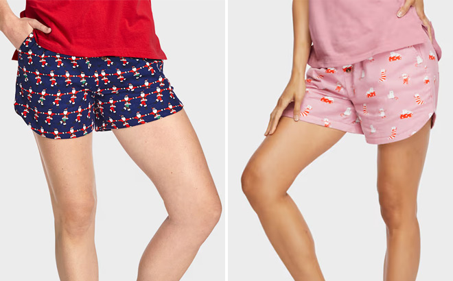 The Childrens Place Womens Flannel Pajama Shorts