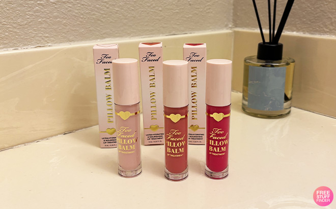 Three Tarte Lip Balms