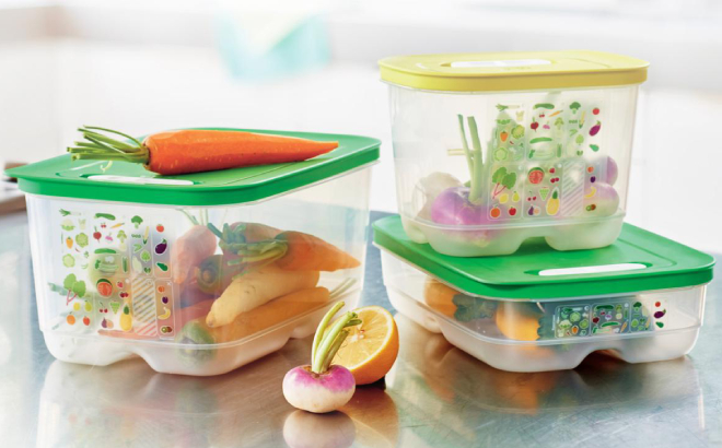 Tupperware FridgeSmart 6 Piece Food Saver Set