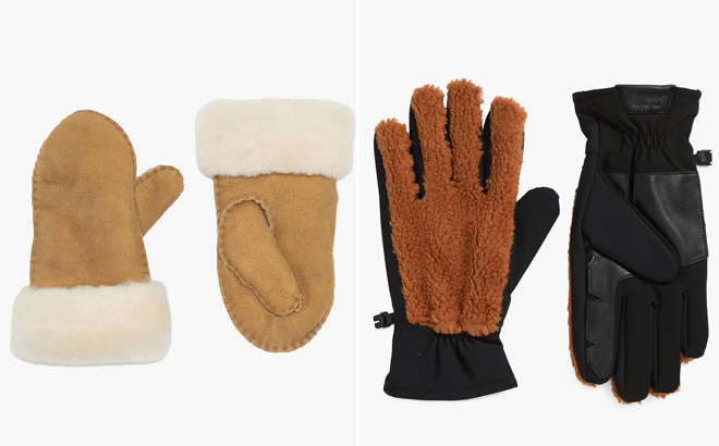 UGG Genuine Shearling Lined Mittens UGG Genuine Shearling Lined Mittens