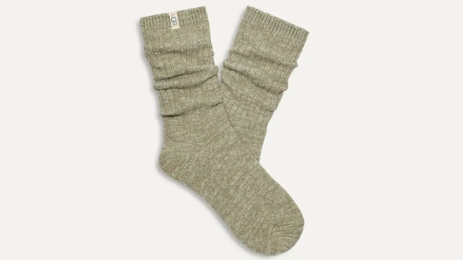 UGG Rib Knit Slouchy Crew Sock