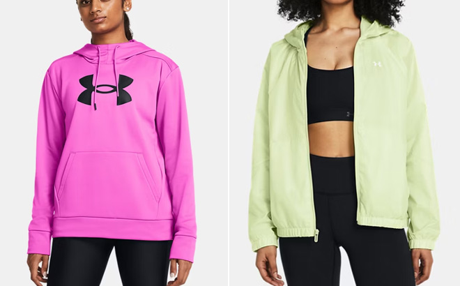 Under Armour Womens Armour Fleece Big Logo Hoodie Under Armour Womens Armour Fleece Big Logo Hoodie