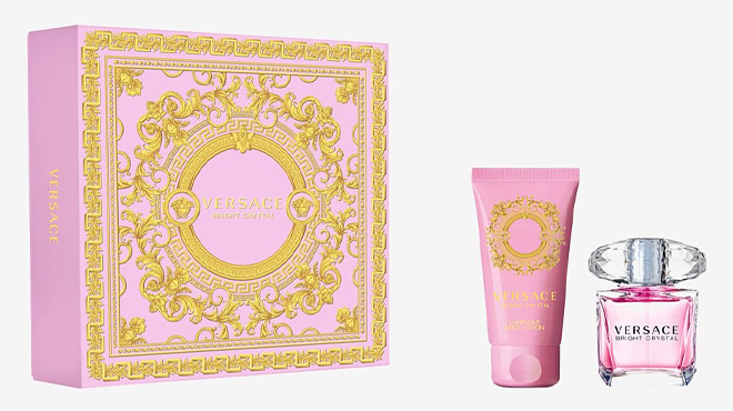Versace 2 Piece Bright Crystal EDT Set Versace 2 Piece Bright Crystal EDT Set