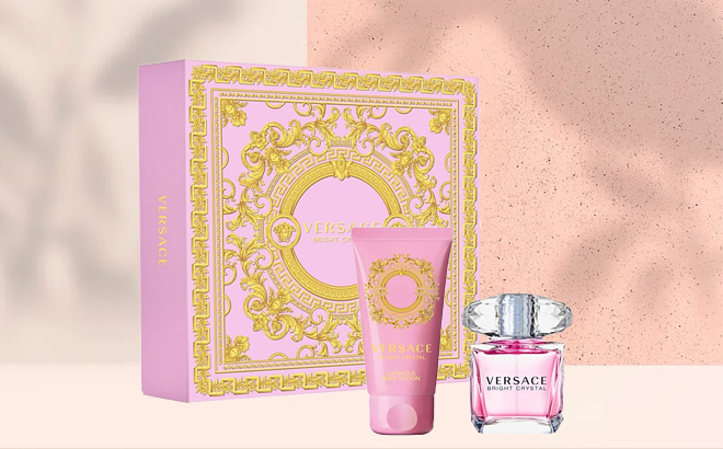 Versace Bright Crystal EDT Set with Lotion