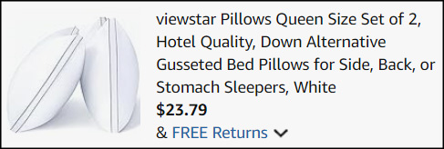 Viewstar Bed Pillows 2 Pack Checkout Viewstar Bed Pillows 2 Pack Checkout