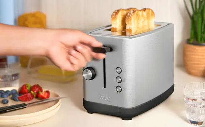 bella PRO 2 Slice Toaster with Extra Wide Slots Stainless Steel bella PRO 2 Slice Toaster with Extra Wide Slots Stainless Steel