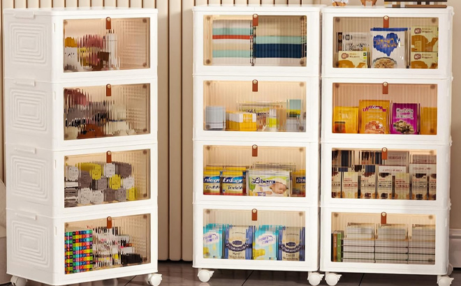 4 Tier Stackable Storage Bins