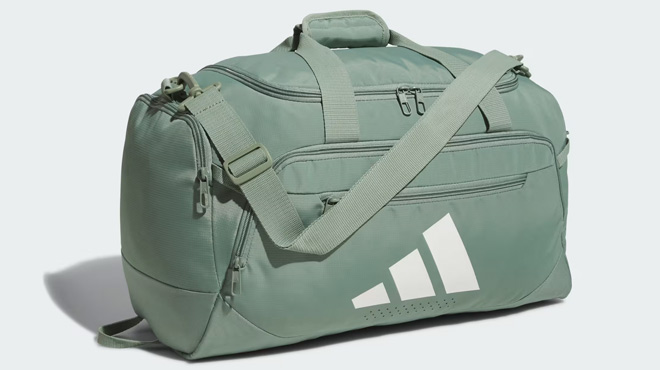 Adidas Defender 5 Small Duffel Bag in Silver