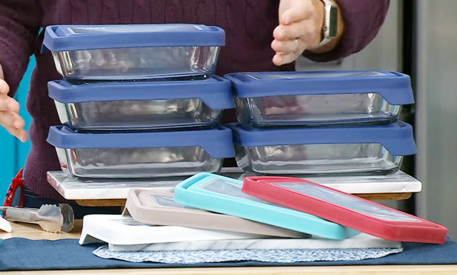 Anchor Hocking TrueSeal 10 Piece Glass Storage Set