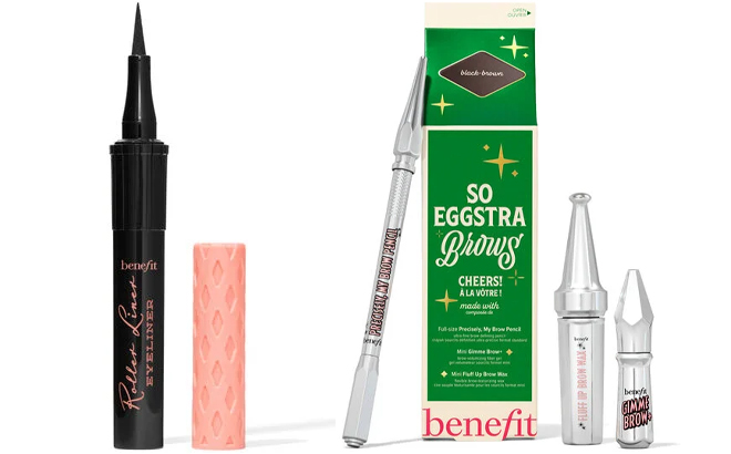 Benefit Roller Liner Travel Size Mini and So Eggstra Brows