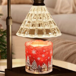 Candle Warmer Lamp with Dimmer on the Table