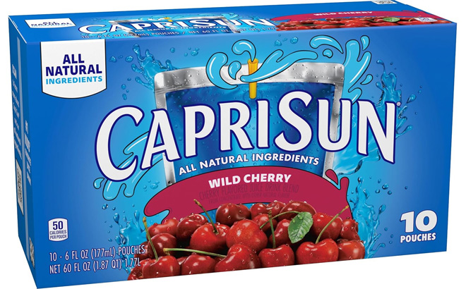 Capri Sun Wild Cherry Flavored