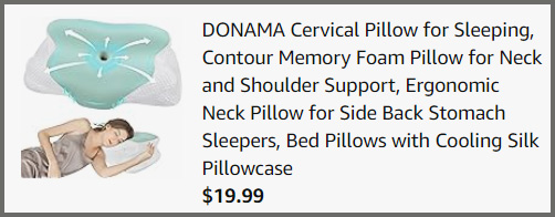 Cervical Pillow Summay