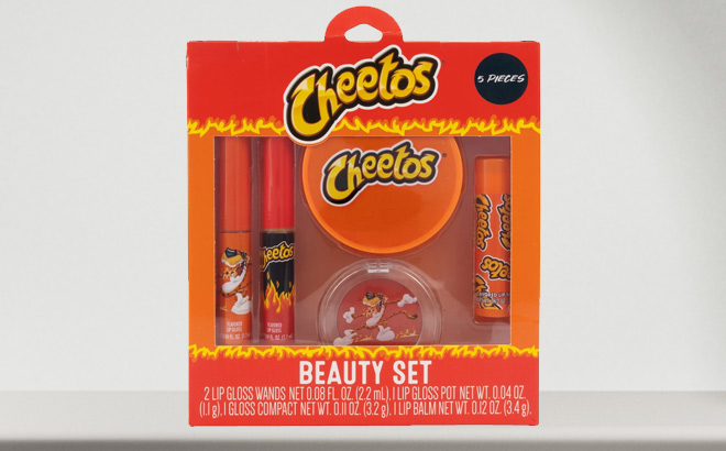 Cheetos 4 Piece Beauty Set
