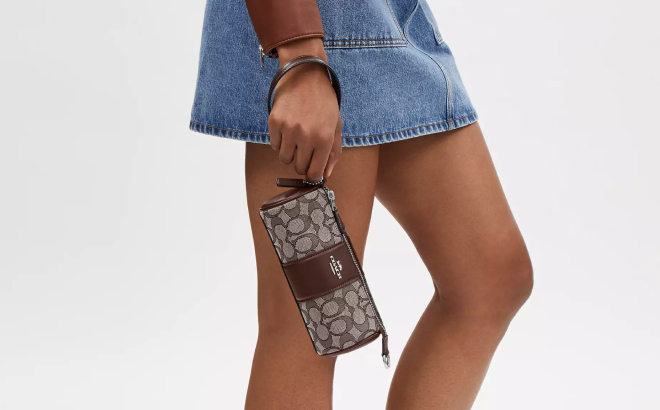 Coach Outlet Nolita Barrel Bag In Signature Jacquard