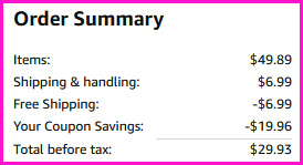 Cordless High Pressure Washer Checkout Screen