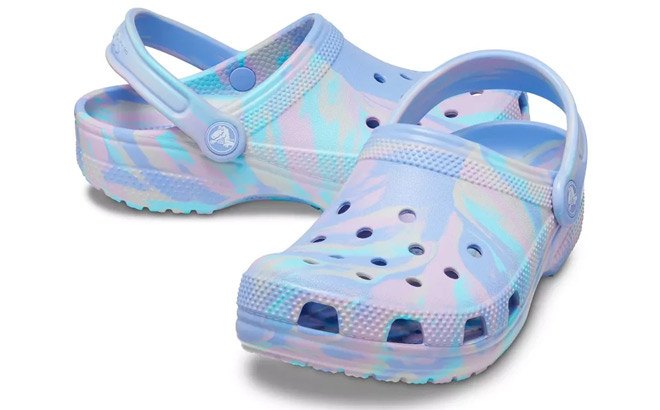 Crocs Marbled Kids Clogs