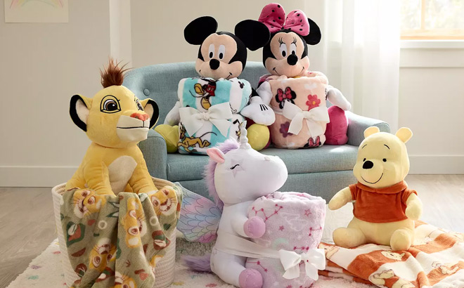 Disney Buddy Throw Sets