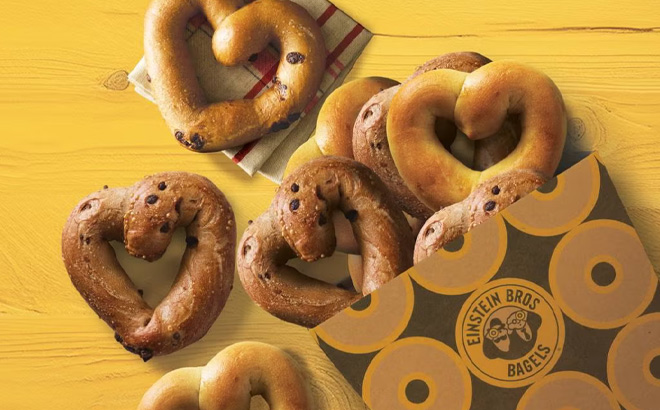 Einstein Bagels Heart Shaped Bagles