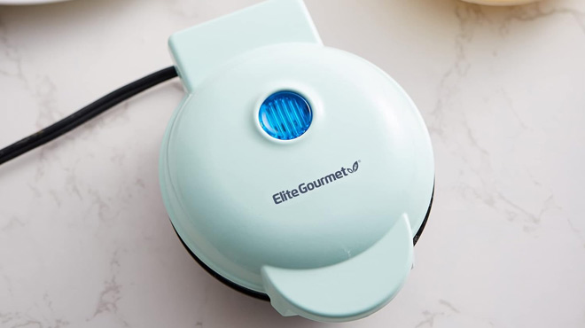 Elite Gourmet 4 5 Inch Mini Waffle Maker Elite Gourmet 4 5 Inch Mini Waffle Maker