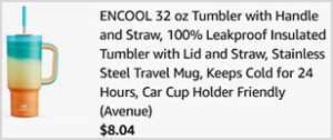 Encool 32 Ounce Tumbler with Handle Screenshot
