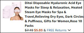 Eye Masks Final Price