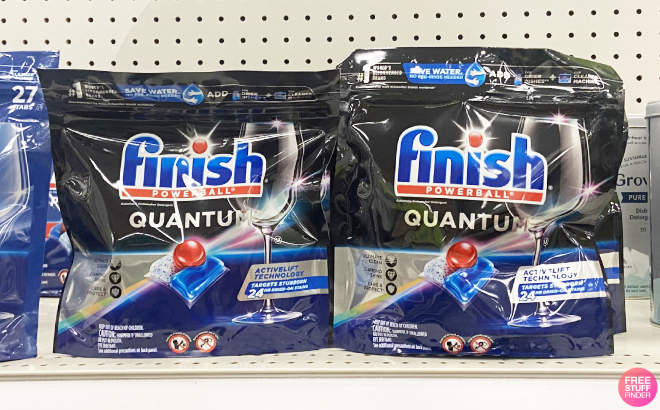 Finish Quantum Powerball Dishwasher Tabs Finish Quantum Powerball Dishwasher Tabs