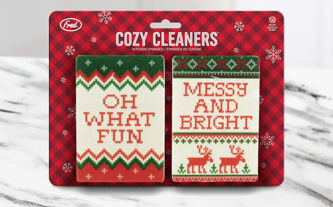 Fred Cozy Cleaner Kitchen Sponges
