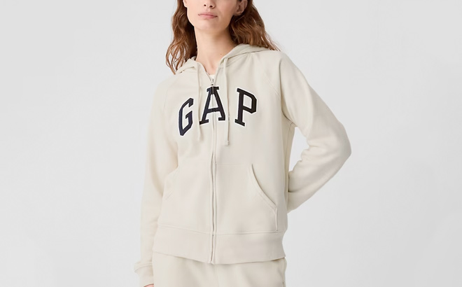Gap Logo Zip Hoodie