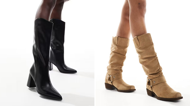 Glamorous Pointed Knee Boots