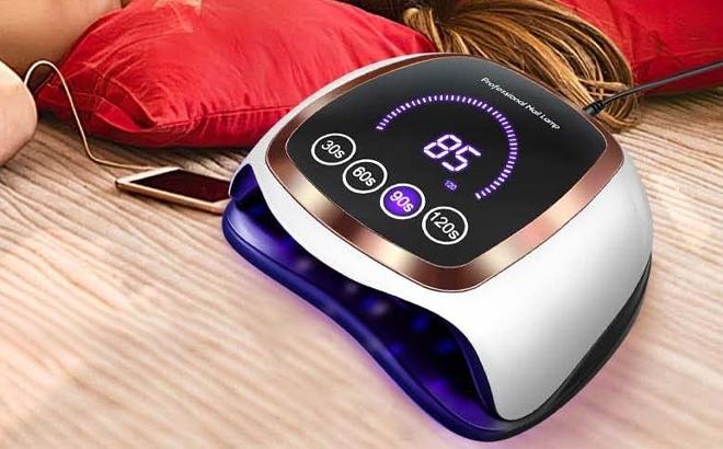 Gugusure UV LED Nail Lamp on the Bed Gugusure UV LED Nail Lamp on the Bed