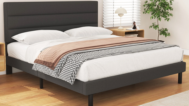 Haiide Queen Size Platform Bed